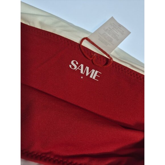 SAME Los Angeles One Piece Swimsuit Womens Size Small Fuisha Off Shoulder - Picture 4 of 10